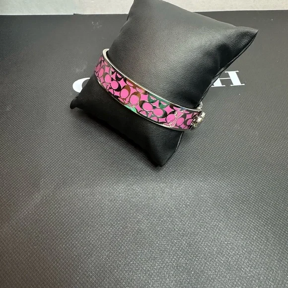 Coach Pink and silver Patterned Bracelet - Picture 4 of 5